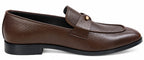 Premium Brown Leather Horsebit Loafers for Men – Handmade Genuine Leather|TLS