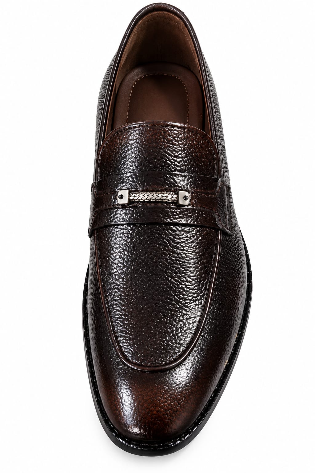 Premium  Embossed Leather Penny Loafers for Men – Handmade Genuine Leather | TLS