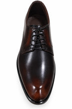 Premium Plain Toe Oxford Shoes – 100% Genuine Full Grain Leather (Leather Sole)