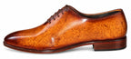 Premium Plain Toe Oxford Shoes – 100% Genuine Full Grain Leather (Leather Sole)