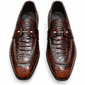 Premium Croc Leather Loafer Boots for Men – Handmade Genuine Leather | TLS