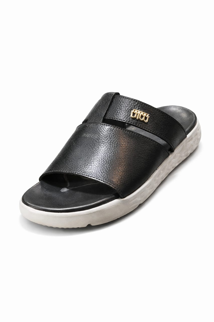 Premium Leather Slippers – Soft Cushion Comfort (Daily Wear)