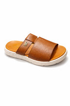 Premium Leather Slippers – Soft Cushion Comfort (Daily Wear)