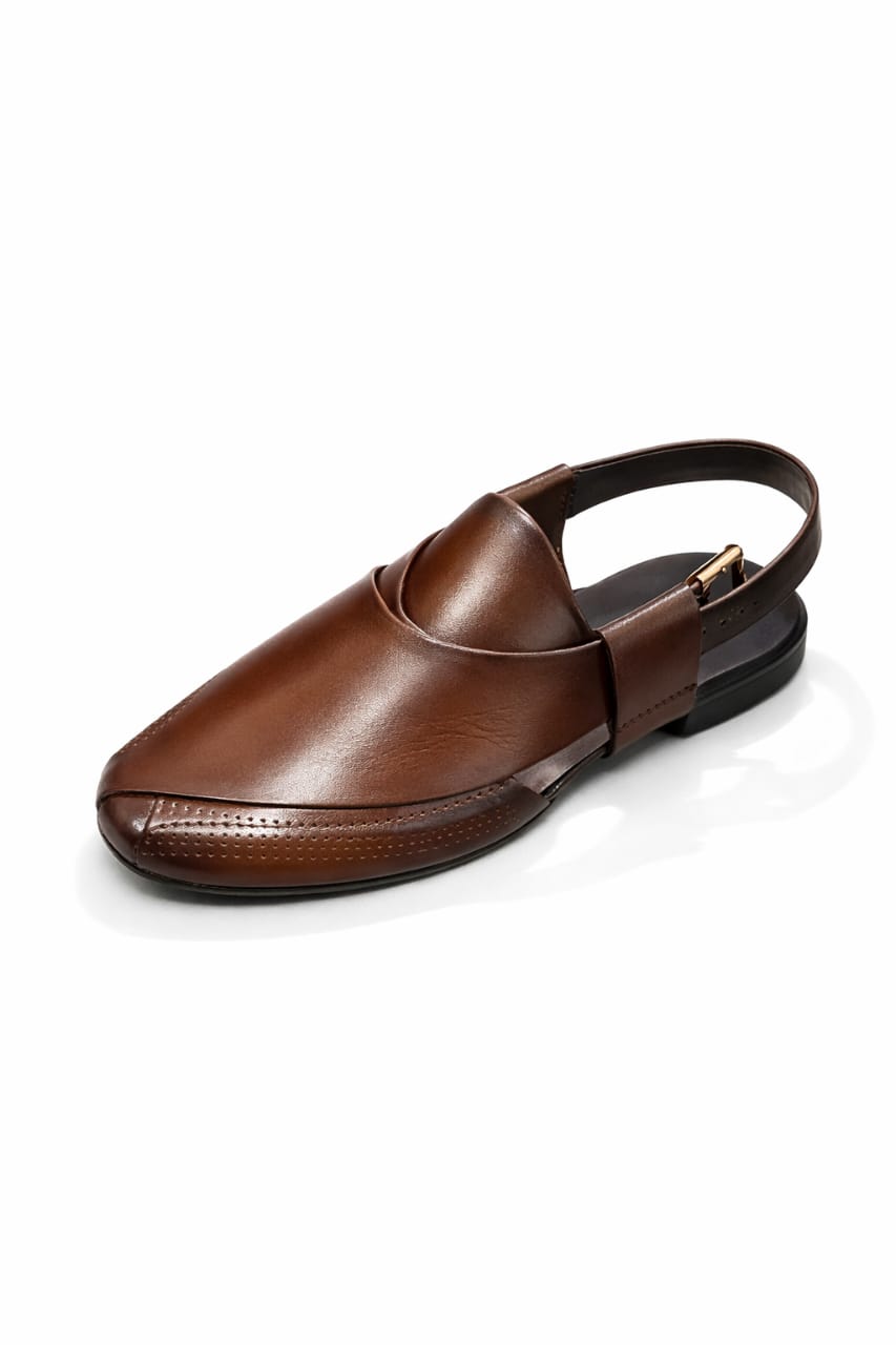 Premium Urban Peshawari Chappal – Rubber Folding Medicated Sole (Comfort Fit)