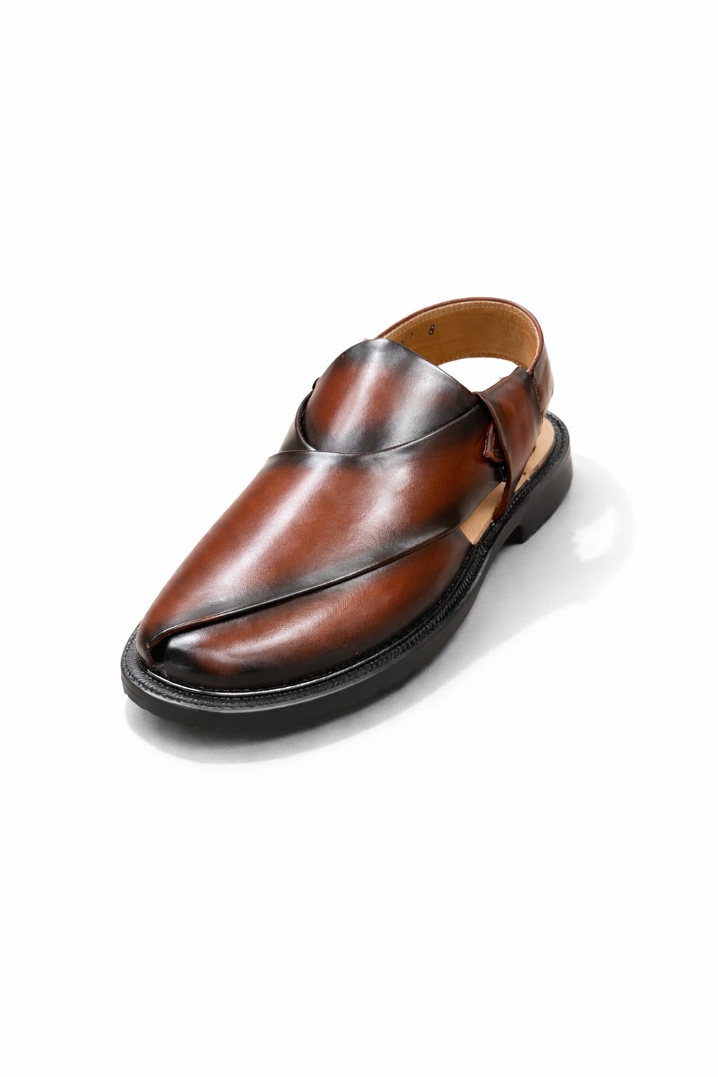 Premium Peshawari Norozi Chappal – 100% Genuine Leather (Single Sole)