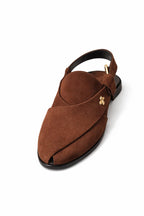 Premium Suede Leather Peshawari Chappal – Handmade Comfort Fit