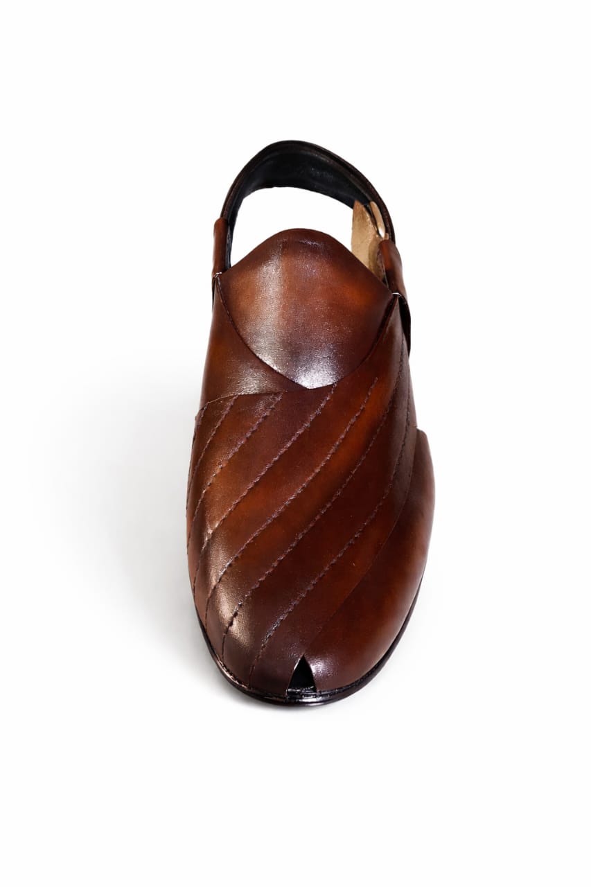 Premium Urban Peshawari Chappal – Rubber Folding Medicated Sole (Comfort Fit)