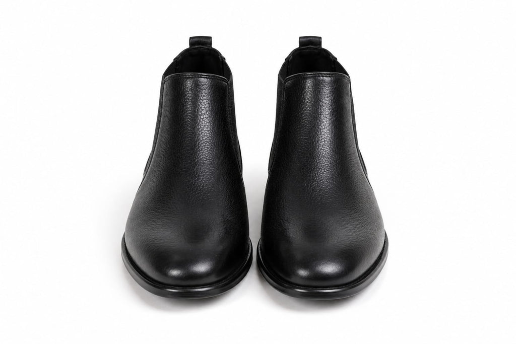 Chelsea Leather Boots for Men – Textured Premium Slip-On (Classic & Modern Style)