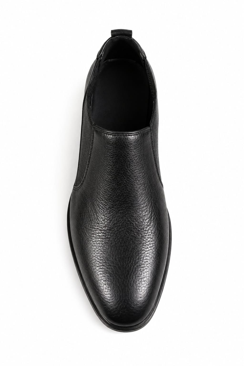 Chelsea Leather Boots for Men – Textured Premium Slip-On (Classic & Modern Style)