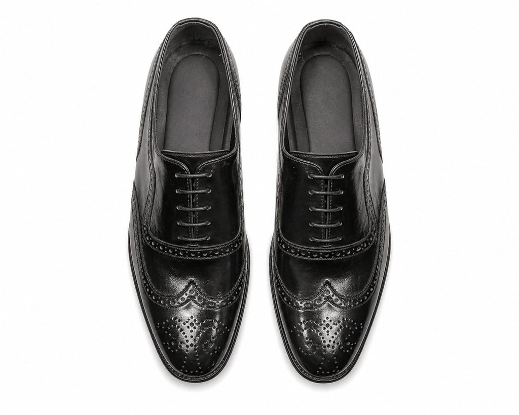 Men’s Oxford Shoes – Genuine Leather Formal Dress Shoes (Handmade Premium)