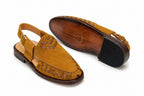 Premium Suede Leather Peshawari Chappal – Handmade Comfort Fit