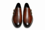 Premium Single Monk Strap Shoes – Genuine Leather (Formal Wear)