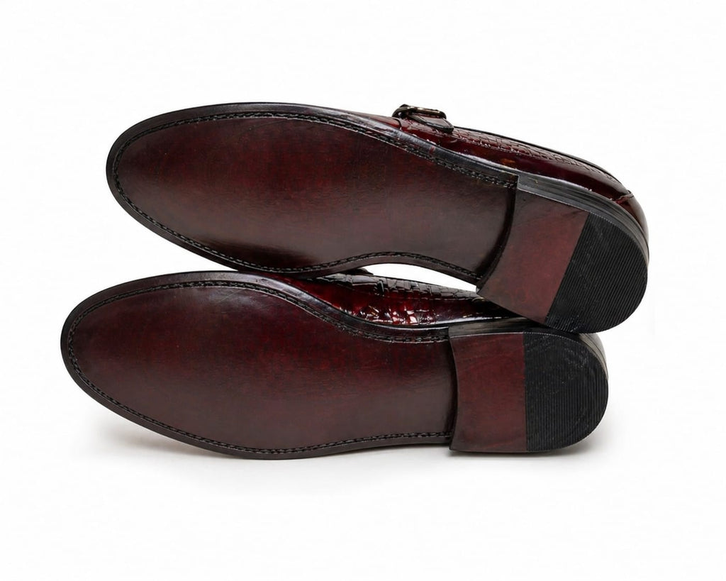 Premium Handwoven Leather Loafers – Tassel Design Slip-On (Comfort Fit)