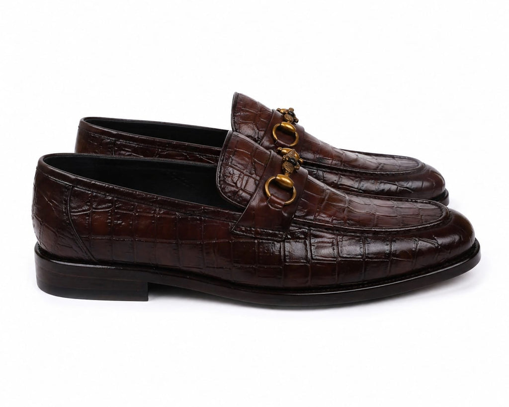 Premium Handwoven Leather Loafers – Tassel Design Slip-On (Comfort Fit)