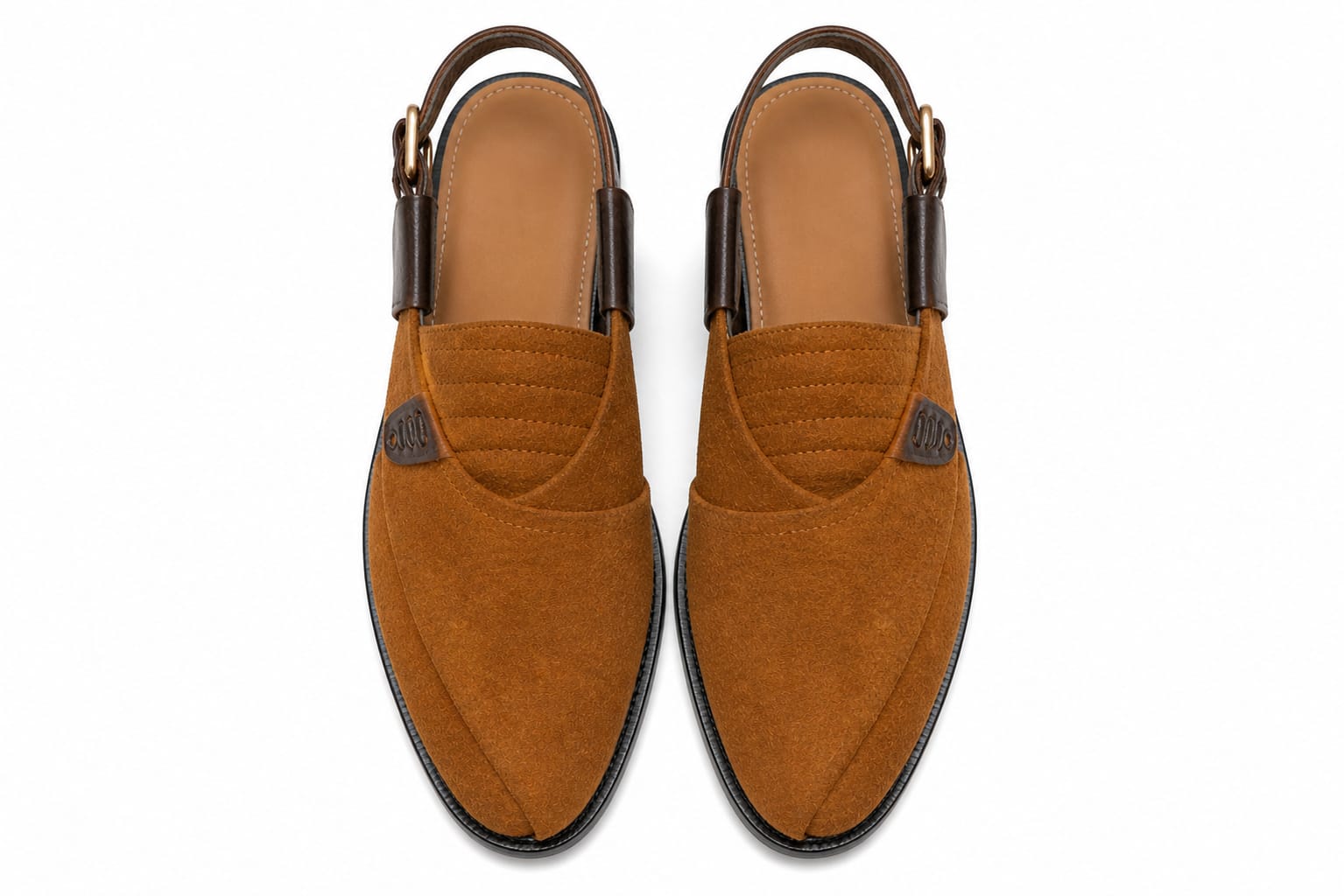Premium Suede Leather Peshawari Chappal – Handmade Comfort Fit