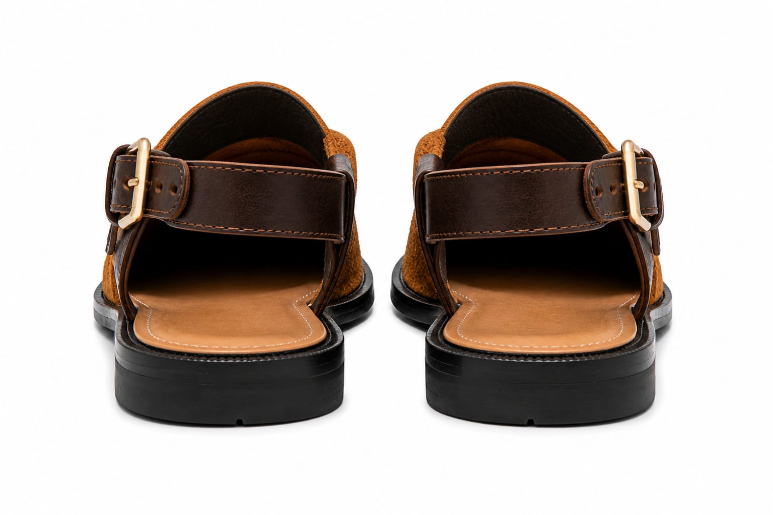 Premium Suede Leather Peshawari Chappal – Handmade Comfort Fit
