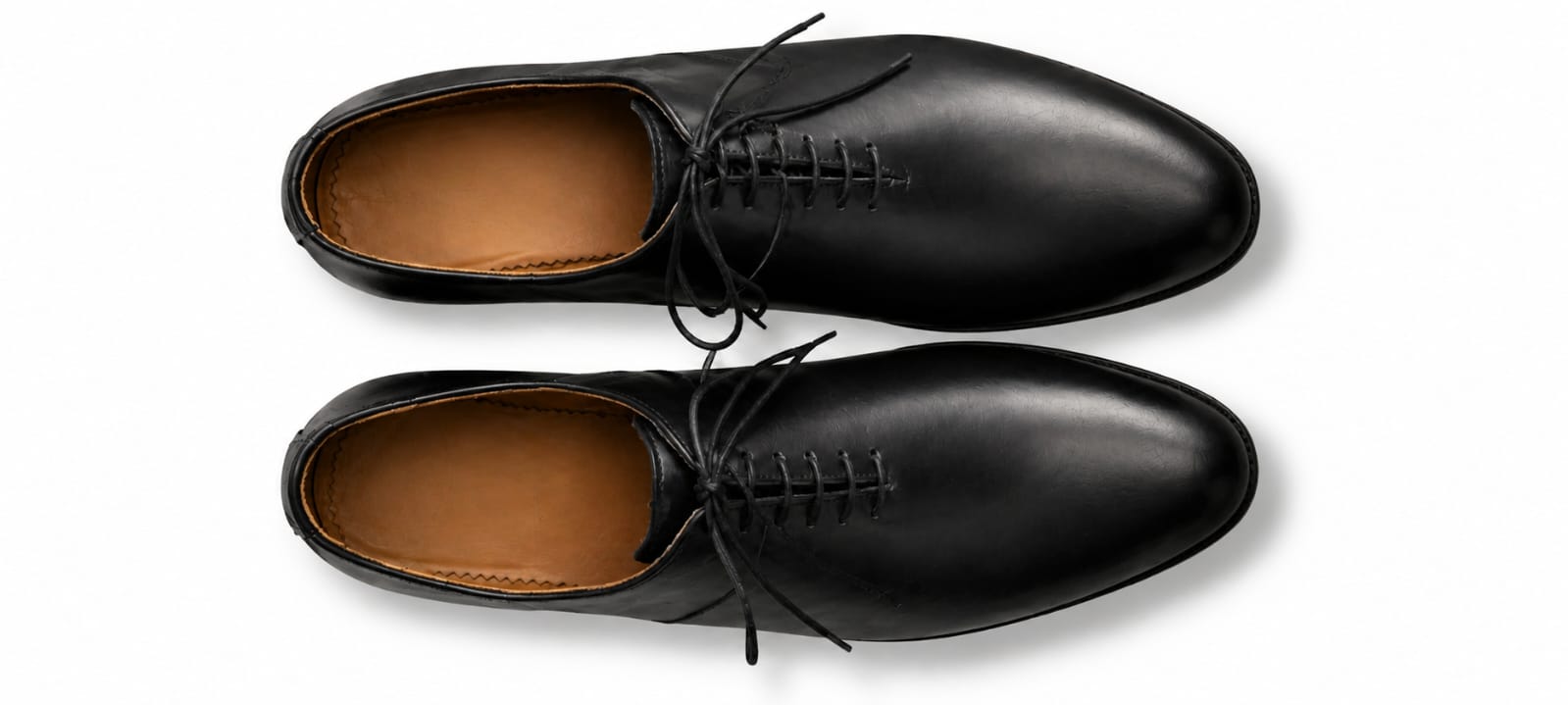 Premium Plain Toe Oxford Shoes – 100% Genuine Full Grain Leather (Leather Sole)