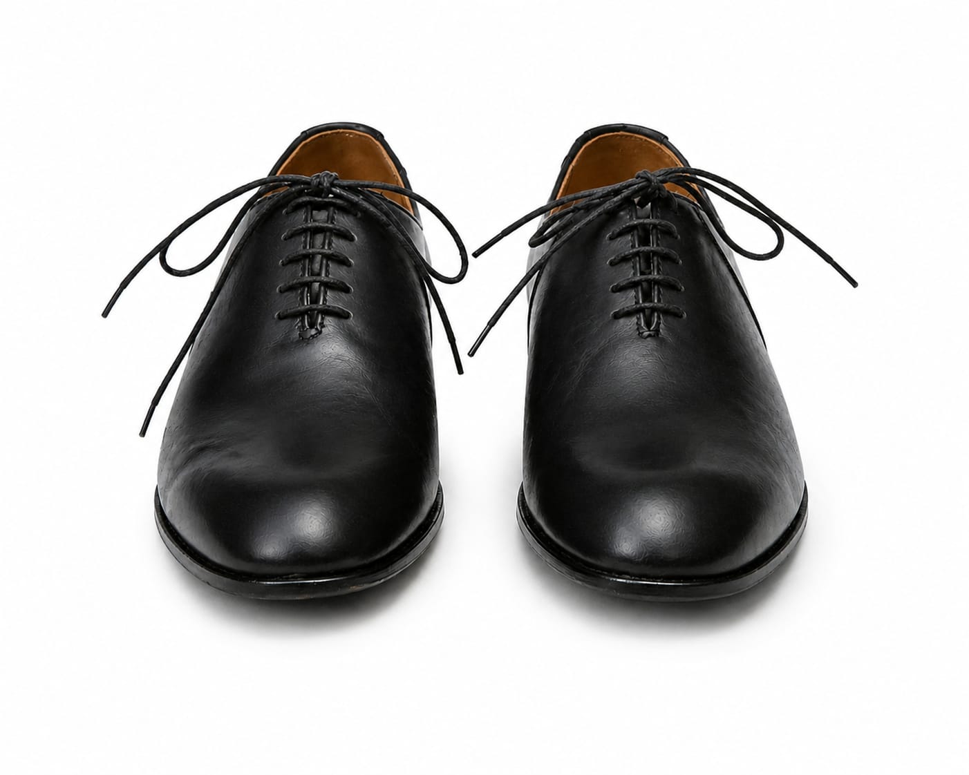 Premium Plain Toe Oxford Shoes – 100% Genuine Full Grain Leather (Leather Sole)
