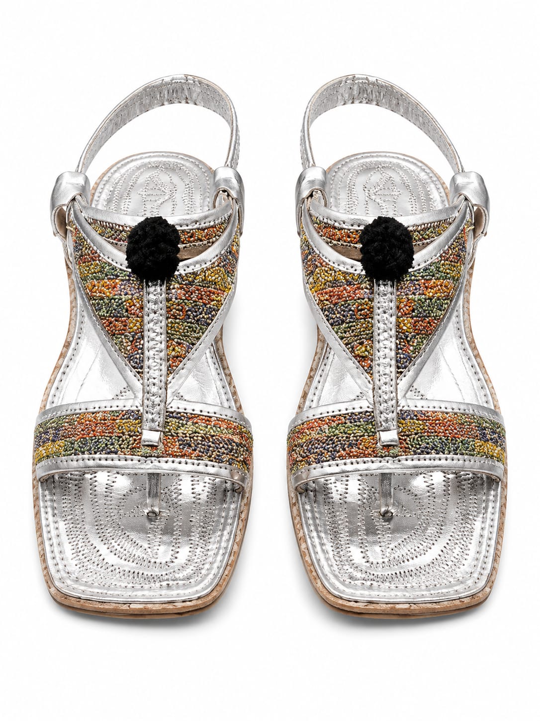 Fancy Kohati Multi Tilla Kheri – Handmade Traditional Leather Sandal