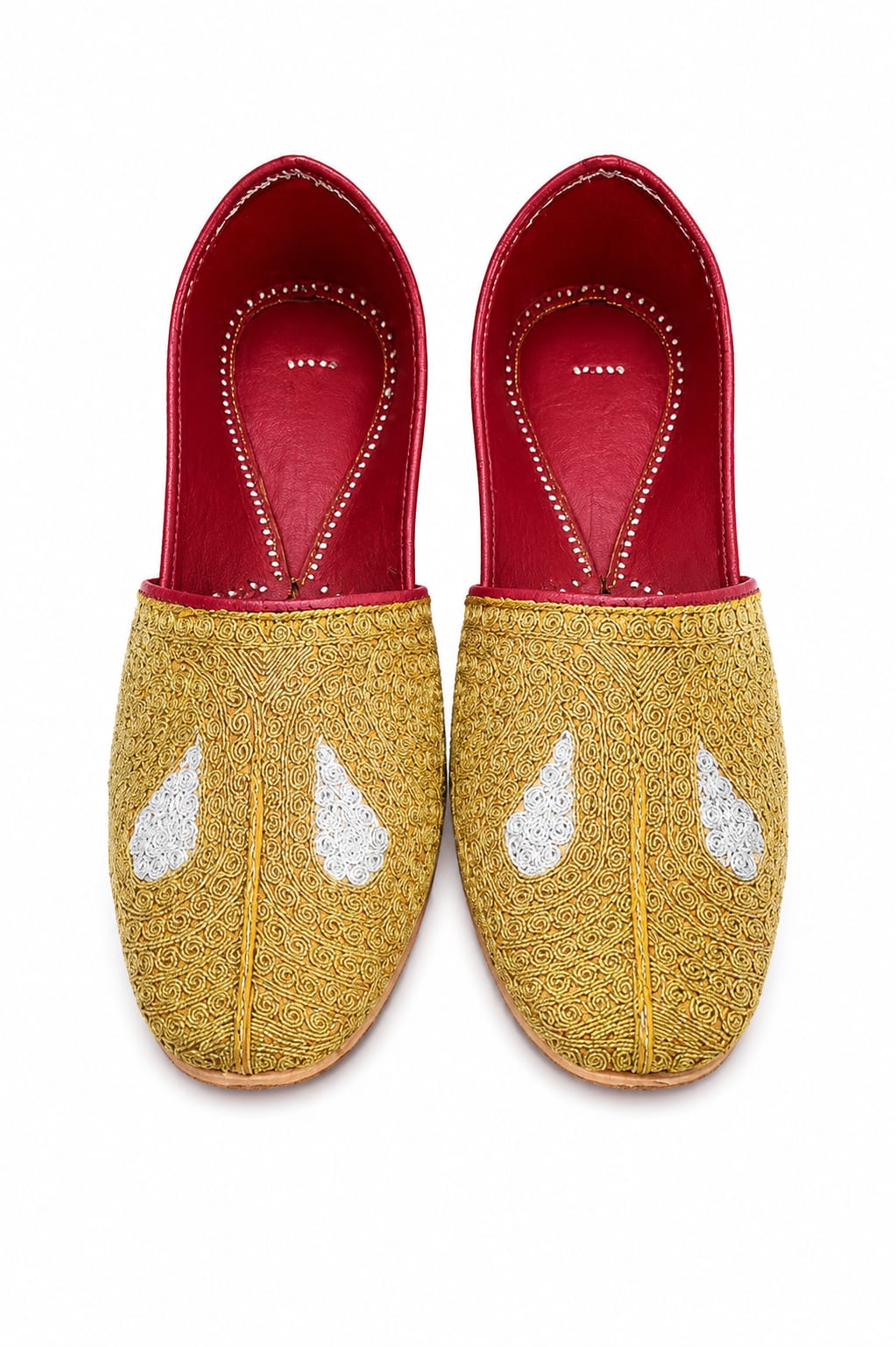 Khussa Tilla Fancy Leather (Customized)– Gold & Silver Embroidery (Premium Handmade)