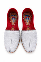 Khussa Tilla Special  Fancy Leather (Customized)– Gold & Silver Embroidery (Premium Handmade)