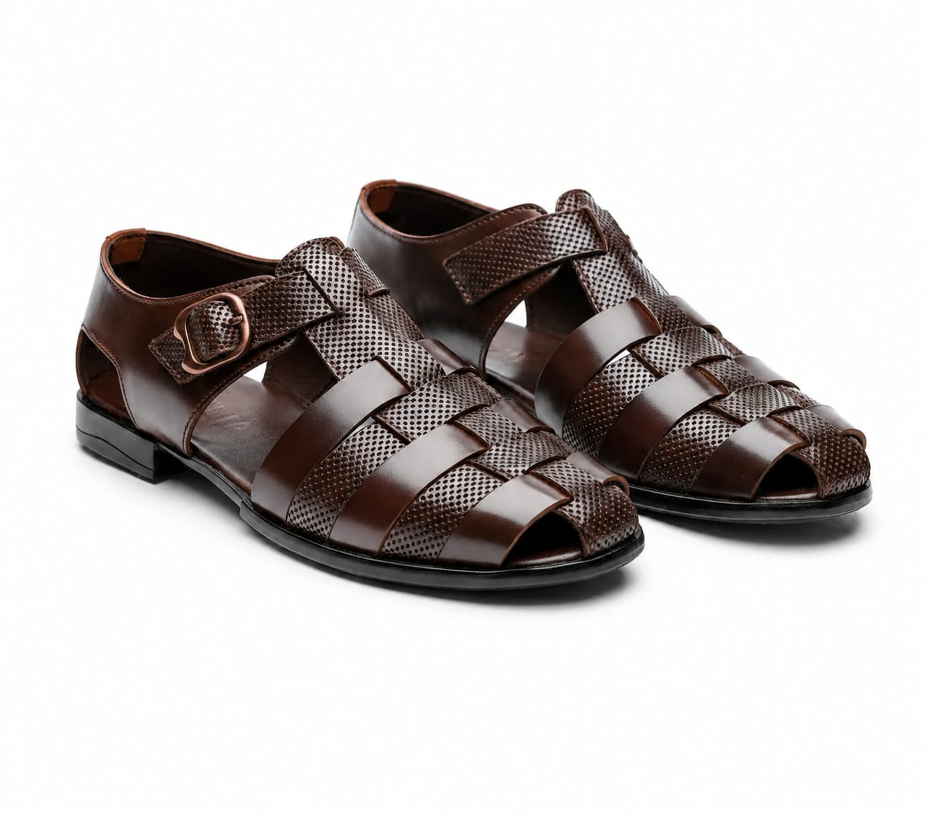 Premium Urban Peshawari Chappal – Rubber Folding Medicated Sole (Comfort Fit)