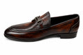 Handcrafted Brown Horsebit Leather Loafers – Premium Formal Slip-On Shoes for Men