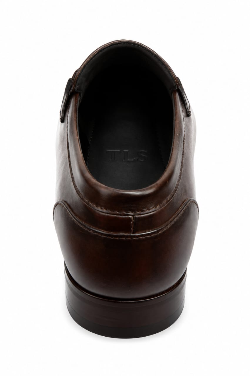 Handcrafted Brown Horsebit Leather Loafers – Premium Formal Slip-On Shoes for Men