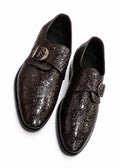 Premium Single Monk Strap Shoes – Genuine Leather (Formal Wear)