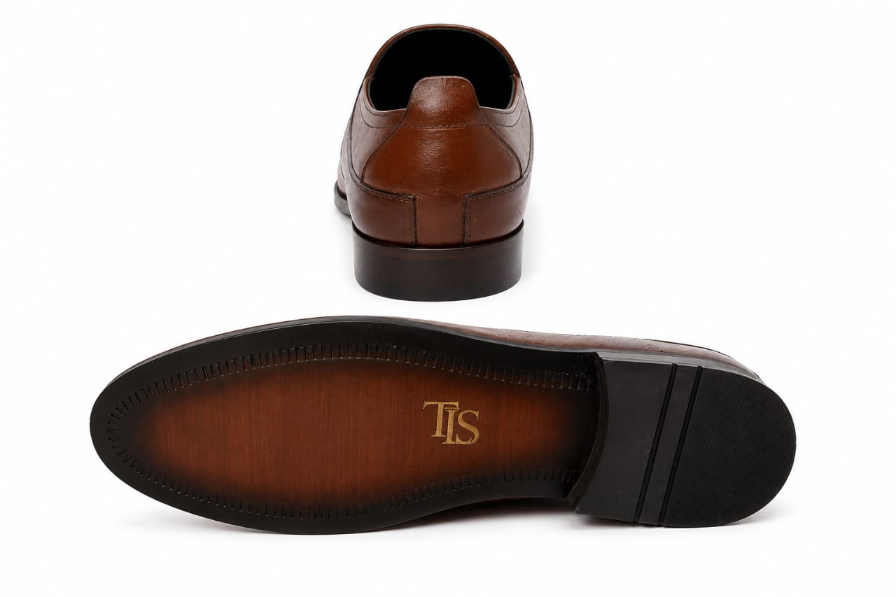 Classic Genuine Leather Loafers – Khussa Style Slip-On (Comfort Fit)