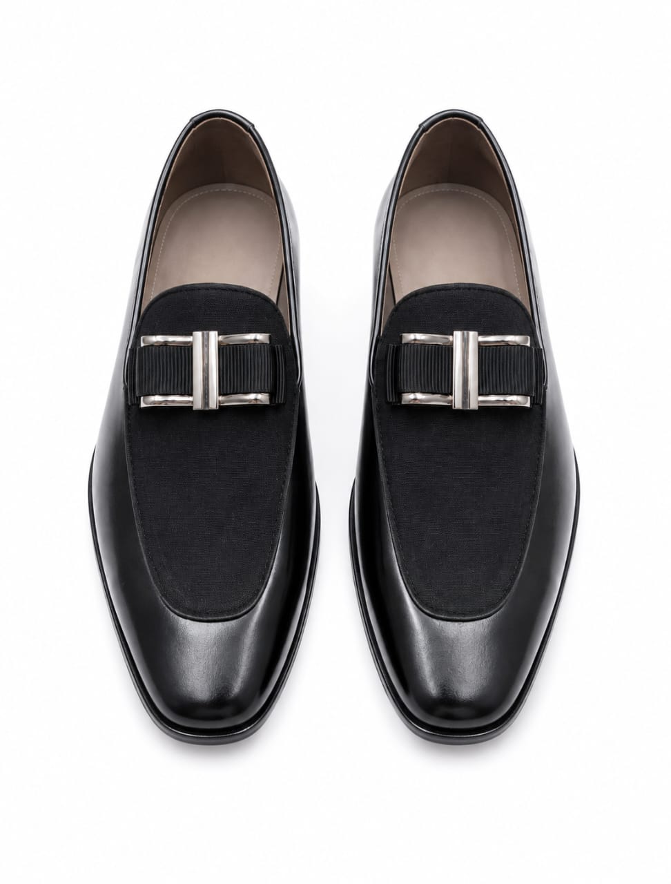 Premium Burgundy Patent Leather Bit Loafers for Men – Handmade Genuine Leather | TLS