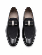 Premium Burgundy Patent Leather Bit Loafers for Men – Handmade Genuine Leather | TLS