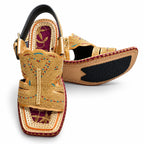 Fancy Kohati Tilla Kheri – Handmade Traditional Leather Sandal