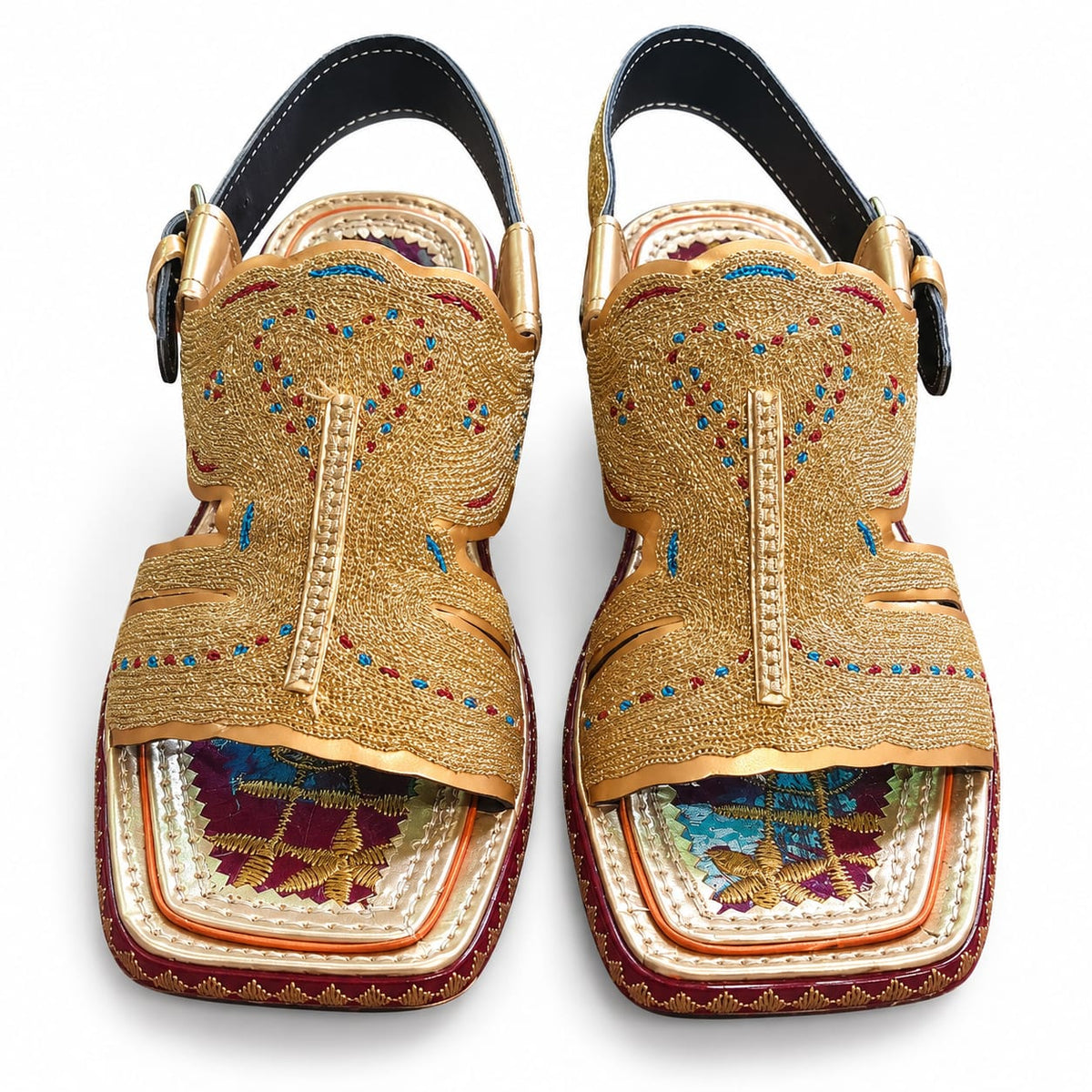 Fancy Kohati Tilla Kheri – Handmade Traditional Leather Sandal