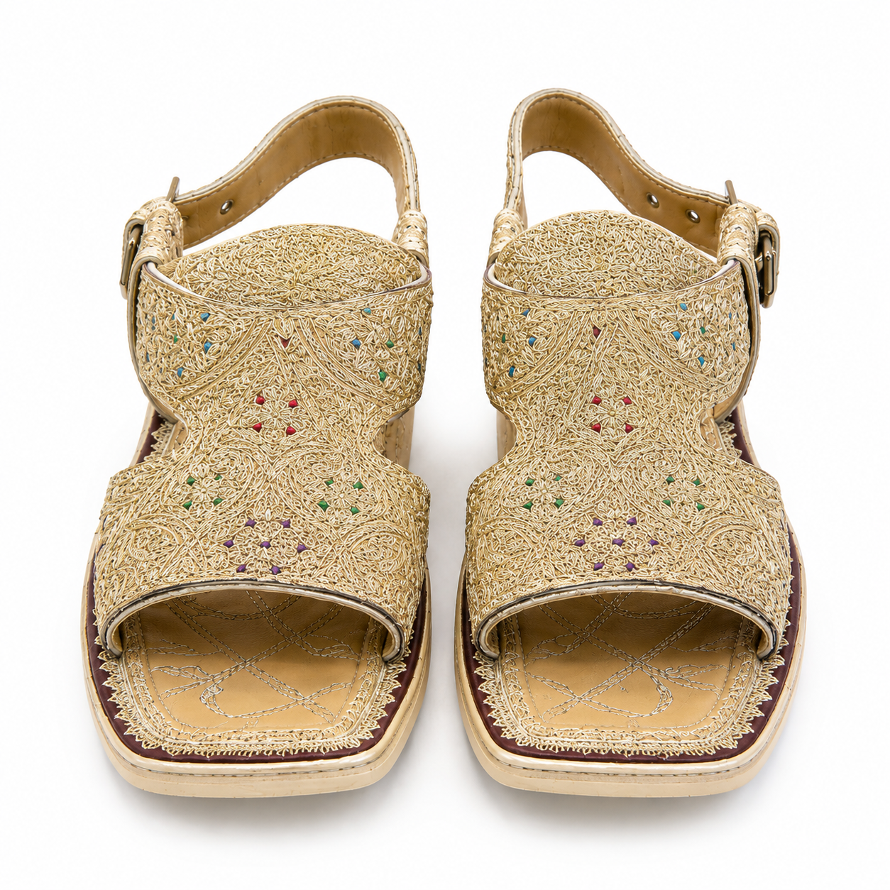 Fancy Peshawari Tilla Kheri – Handmade Traditional Leather Sandal
